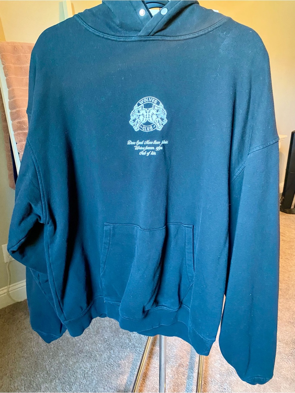 Darc Sport Black Graphic Wolves Club Pullover